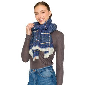 1476 Women's Fall & Winter Blanket Scarf- 17 Colors (gold Line